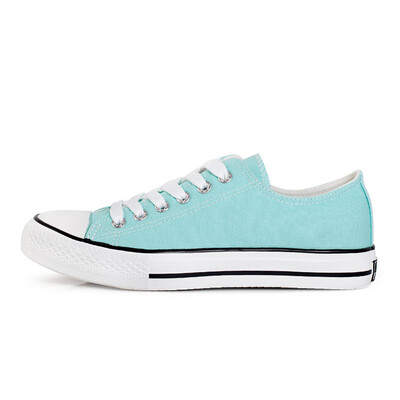 

Backrest warrior female spring&summer new color canvas shoes low to help bright canvas shoes sisters section canvas shoes lace with casual shoes student flat shoes WXY-391T fruit green 39