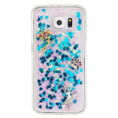 

Dynamic Quicksand Glitter Liquid Soft TPU Case Cover For SAMSUNG S6