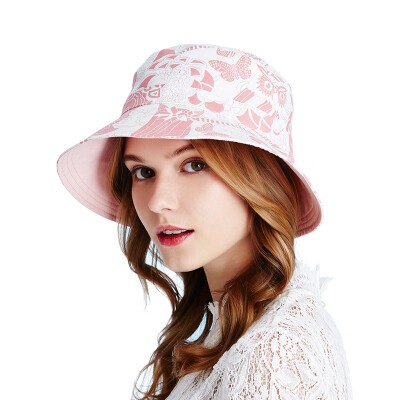 

[Jingdong supermarket] kamon (Kenmont) km-3334 summer hat outdoor sun sun hat female sun hat fashion double-sided face small folding bowl cap bare pink