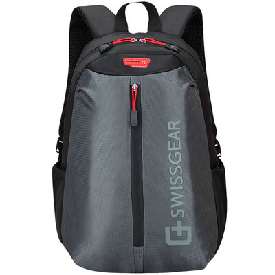 

SWISSGEAR Shoulder Bag Waterproof Notebook Shoulder Computer Bag 146 &quotMen&Women Student Bag Fashion Casual Travel Bag Backpack SA-7319 Gray