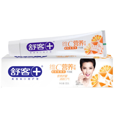 

Shu Ke Wei C nutrition toothpaste 120g fresh orange mint