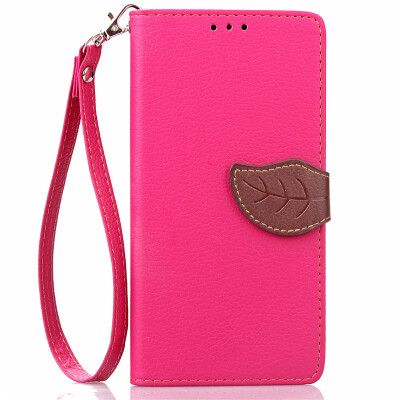 

Pink Design PU Leather Flip Cover Wallet Card Holder Case for Lenovo S90