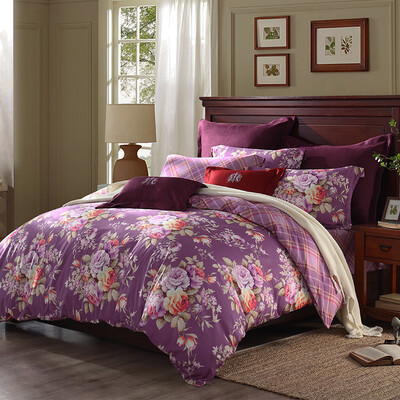 

Meng Jie home textiles produced MEE bedding sets of cotton wool printing four-piece Kai Sai Lin 15 meters bed 200 230cm