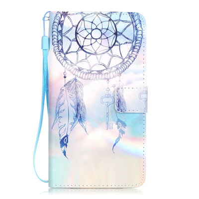 

Dreamcatcher Дизайн Кожа PU откидная крышка карточки бумажника держатель случая для LS775