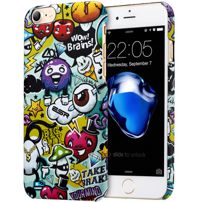 

Illustrator iPhone7 phone shell Apple 7 phone shell / mobile phone sets of luminous cartoon drop protection shell illustrator series luminous models - Kang Dakov graffiti