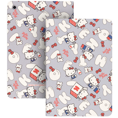 

Excellent Hello Kitty Series iPad mini1 / 2/3 Case / Cartoon Case Intelligent Sleeping Leather Case Circle Round