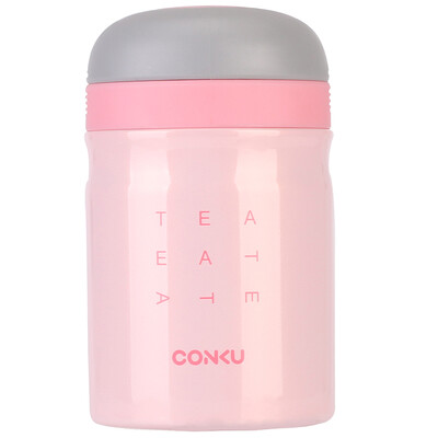 

[Jingdong supermarket] Kang cool (conku) Yi Mei vacuum stewed beaker 330ML stainless steel students vacuum insulation cup porridge barrel insulation pot MA330 khaki