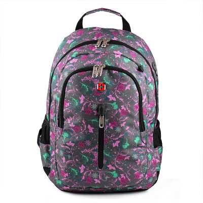 

SWISSGEAR bag male and female secondary school student bag burden shoulder bag computer bag 15.6 inch SA-1429 flower rose