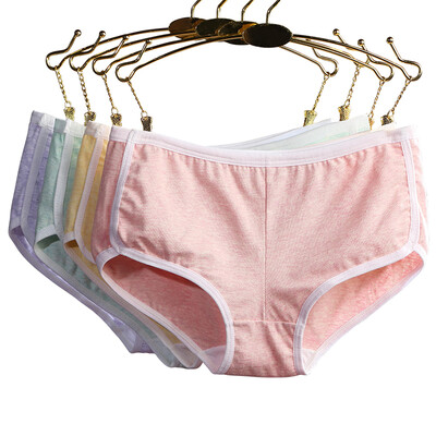 

Г-жа Ю. Zhaolin нижнего белья женского хлопка интерьера сексуальный милый цвет хлопка женщин в нижнем белье треугольник нижнее белье 4 подарочной коробке форме