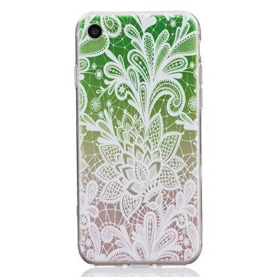 

Green gradient Pattern Soft Thin TPU Rubber Silicone Gel Case Cover for IPHON 7