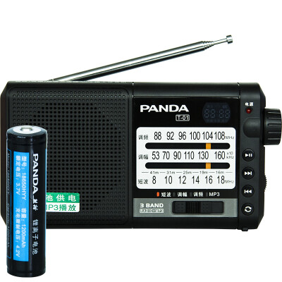 

PANDA T-01 Portable Radio FM TF Music Playerblack