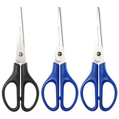 

COMIX) 3 installed 175mm standard office scissors office stationery ED15