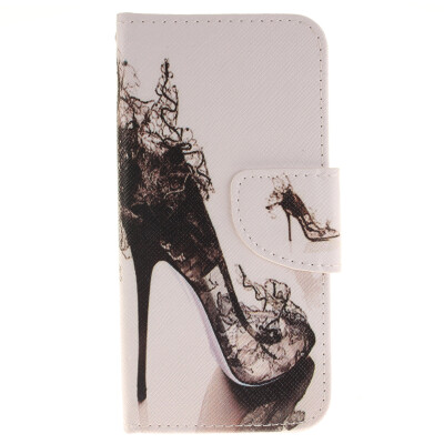 

High heels Design PU Leather Flip Cover Wallet Card Holder Case for IPHONE 7
