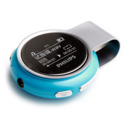 

Philips PHILIPS SA5608 MP3 player USB straight 8G sports pedometer FM radio recording blue