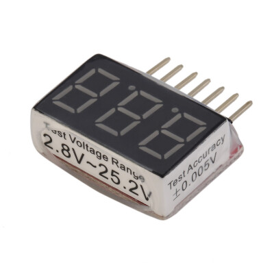 

Checker Tester test 2.8V -25.2V 1-6s RC 1S-6S Lipo Battery Voltage Indicator