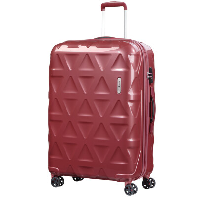 

Samsonite Tri-Go Embossed Plaid Ms Expandable Universal Wheel Trolley Hard Case I1711001 Sea Blue 20 Inch