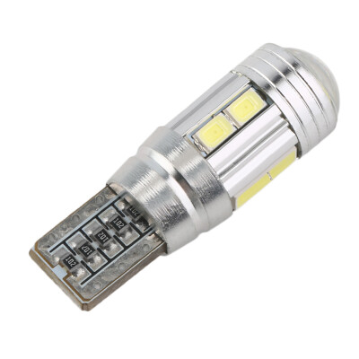 

White Can Error Free Car T10 LED 10 SMD 5630 Wedge Light Bulb W5W 194 168