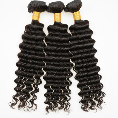 

3Pcs Lot Virgin Brazilian Loose Deep Wave Human Hair Weave Silky Hair Bouncy Texture Virgin Deep Wave Curly Brazilian Hair