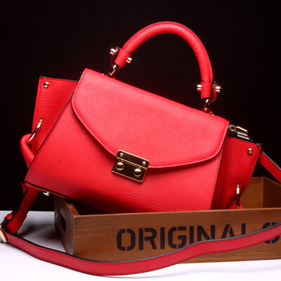 

Dirirab genuine leather women's handbag cowhide shoulder oblique cross-bag ears wings fashion wild Korean ladies bag