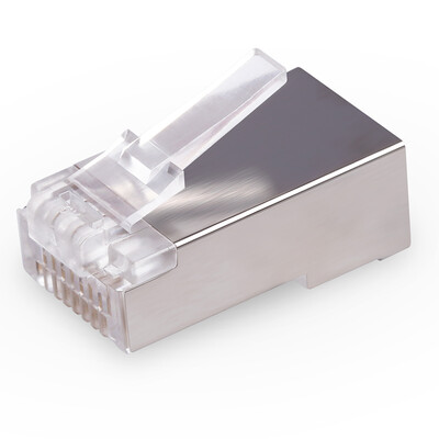 

Haile HT-506-50 8P8C ultra-five shielded crystal head cable connector 50U gold-plated 50 bag