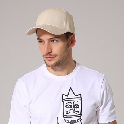 

Emperor card Janejia WG170019 hat men baseball cap classic solid color cap cap sports sun hat beige