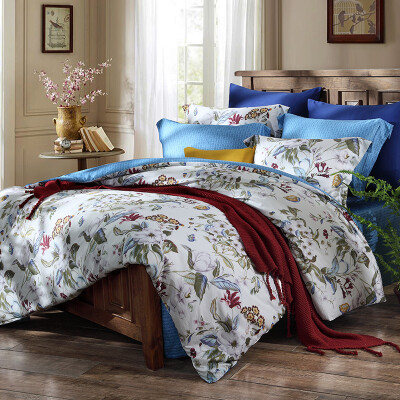 

MENGJIEJIAFANG print cotton bed set/bed kit (duvet cover/bedsheet/pillowcase