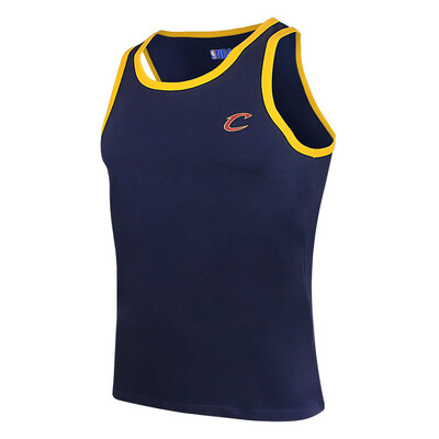 

[Supermarket] Jingdong NBA vest men's fashion tide male basketball vest Slim Cavaliers soft stretch cotton sleeveless shirt navy blue L code