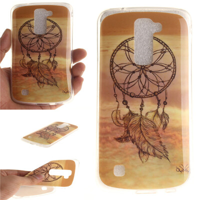 

Dreamcatcher Pattern Soft Thin TPU Rubber Silicone Gel Case Cover for LG K10