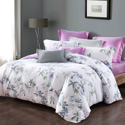 

Meng Jie home textiles produced MAISON bedding sets of cotton printing four sets of bed sheets wind bell taro 18 m bed 248 248cm