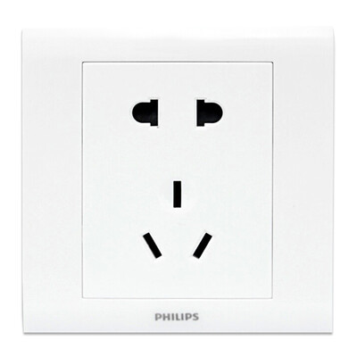 

Philips (PHILIPS) switch socket P3 series 10A five-hole socket Ya white 12 loaded