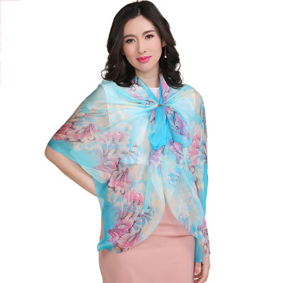 

【Jingdong Supermarket】 Shanghai Stories (STORY Of SHANGHAI) Floral Flowers Floral Silk Scarves Women's Spring Silk Shawl Scarves