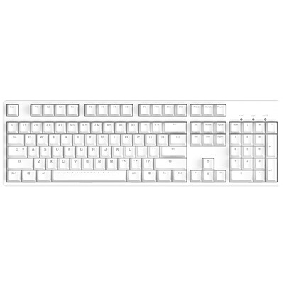 

Новая двойная система ikbc G87 PBT Колпачки Оригинал Вишневой механический вал клавиатура оси белого чая