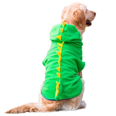 

Huayuan favors hoopet Labrador clothes dog autumn&winter clothing Golden Retriever big dog medium large dog Samoyed dinosaur body dress