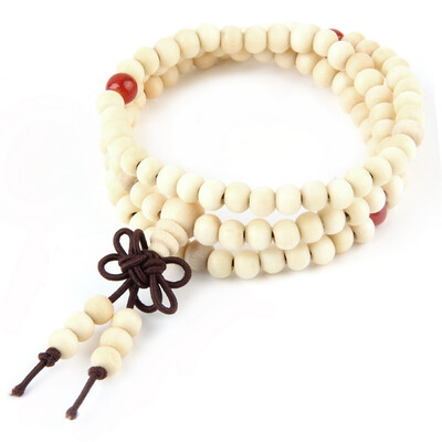 

Sandalwood 6mm * 108 Buddhist Prayer Beads Mala Multi-layer Wood Bracelet