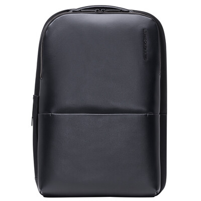 

Samsonite new beauty new shoulder bag tide leather bag 15 inch business casual backpack male I83 09001 black