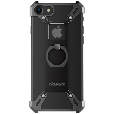 

Нил Золото (NILLKIN) iPhone7 / Apple Творческого кольцо 7 резки металла оболочка / телефон оболочка / защитный рукава черного