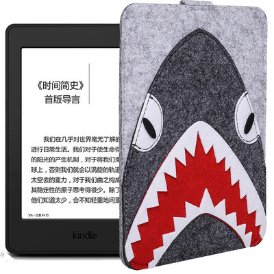 

Rice Kindle Case for Paperwhite 958 Starter Edition 558 voyage1499 oasis Mengle Series Felt Chimney MPS Big Shark