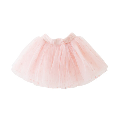 

Cicie children 's clothing girls snowflake flocking yarn skirt 171014 pink 110