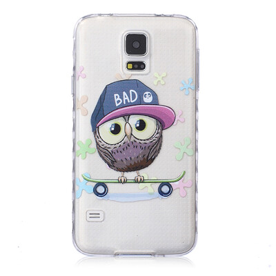 

Owl Pattern Soft Thin TPU Rubber Silicone Gel Case Cover for SAMSUNG GALAXY S5