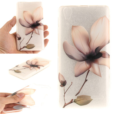 

Magnolia flower Pattern Soft Thin TPU Rubber Silicone Gel Case Cover for Lenovo K3/A6000