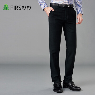 

Shanshan (FIRS) Men Business Straight Casual Pants FTK44H003-2 Gray 100