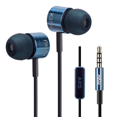 

Love Technology AKG K374U Ear Earphone Gantry Phone Headset HIFI Music Headset with Microphone Microphone Universal Blue