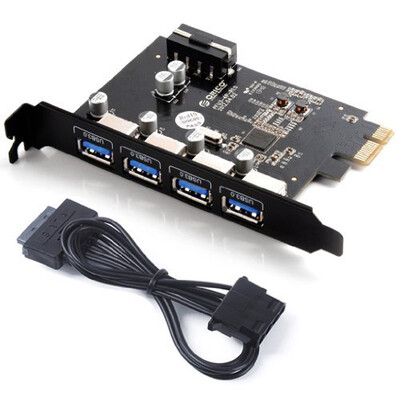

ORICO PME-4U 4 порта PCI Express для USB3.0 хост-контроллер карты для Mac / Windows
