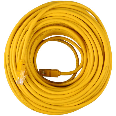 

Jinghua JH 1484 high-speed ultra-six super-six network cable original engineering Gigabit network cable oxygen-free copper conductor jumper Fluke link test high-speed transmission 5 m yellow