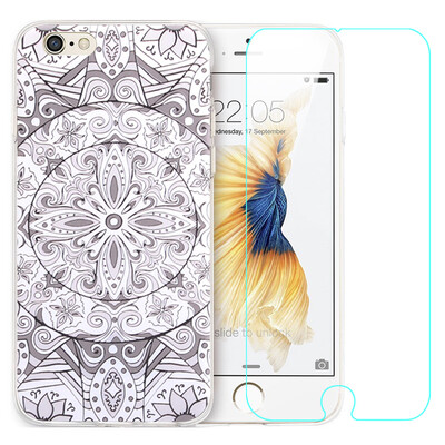 

[Kit] мембрана оболочки ESCASE iPhone6 ​​плюс телефона оболочка защитного рукав мультсериал тиснение подача сталь пленка для Mac 6 / 6plus телефона Tingbai Ю. Хана