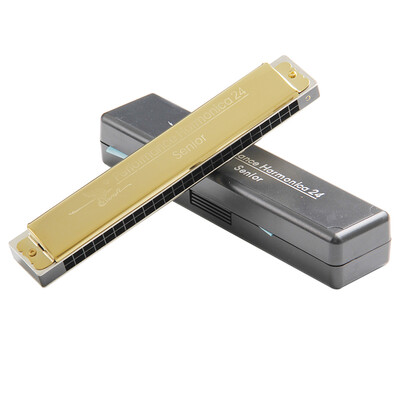 

Swan SWAN 24 hole polyphony played harmonica C tone gold