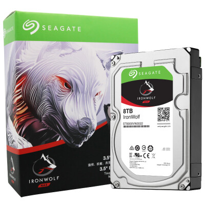 

Seagate (SEAGATE) крутой волк серии 6ТБ 7200 оборотов 128 Мбит SATA3 сетевой накопитель (NAS) жесткий диск (ST6000VN0041)