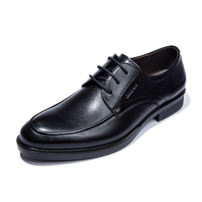 

CROWN Men's Lace-up Wear-resisting Business Dress Leather Shoes 3035A712S2