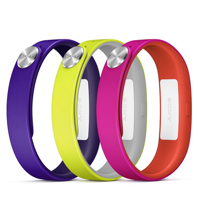

Sony SONY SWR110 SWR10 wristband wristband purple yellow pink tri-color