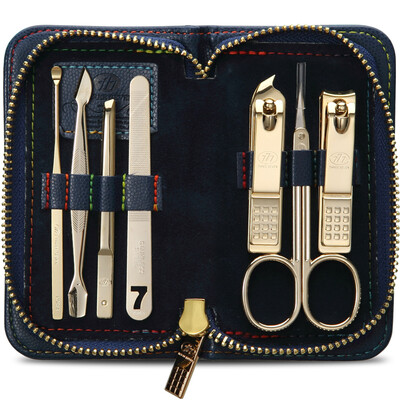 

Jingdong Supermarket 777 Nail Knife Set Nail Clamp Clamp Set 8pcs NTS-2012G Blue Import